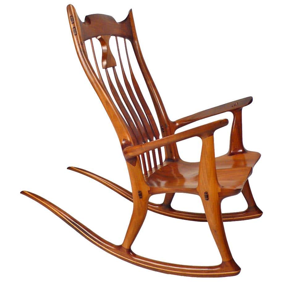 Dave Hentzel Handcrafted Rocking Chair at 1stDibs | hand crafted ...