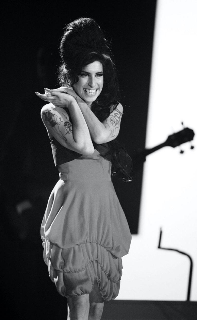 'Amy Winehouse' Dave HOGAN firma una stampa alla gelatina in argento in edizione limitata