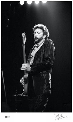 Dave Hogan "Eric Clapton" - Stampa in gelatina d'argento autografata, edizione limitata, senza cornice