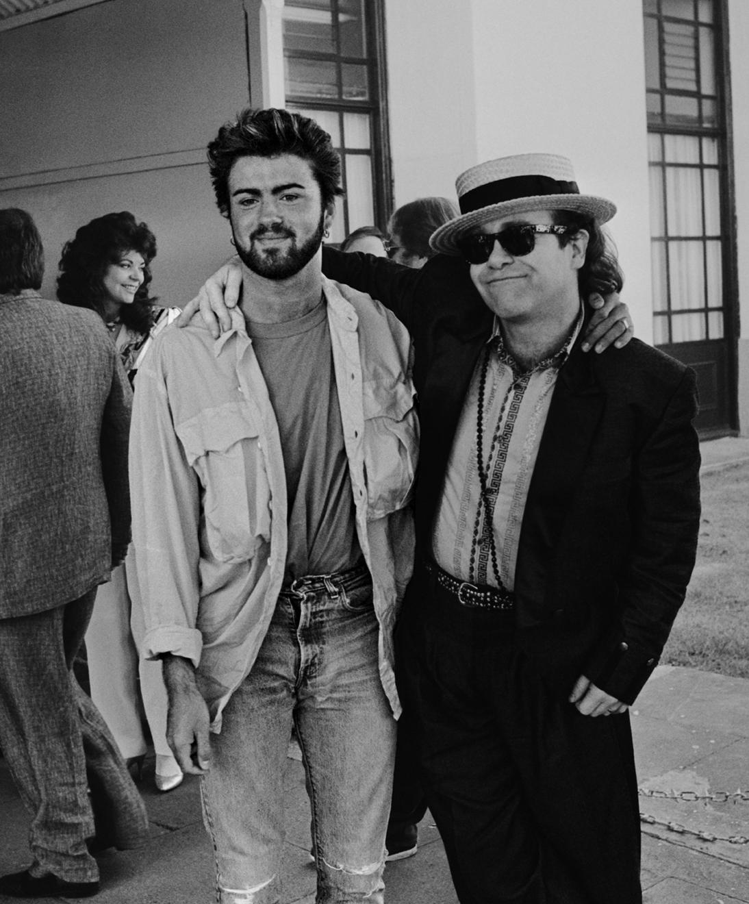 George And Elton 1985 - Dave Hogan Signé Edition Limitée