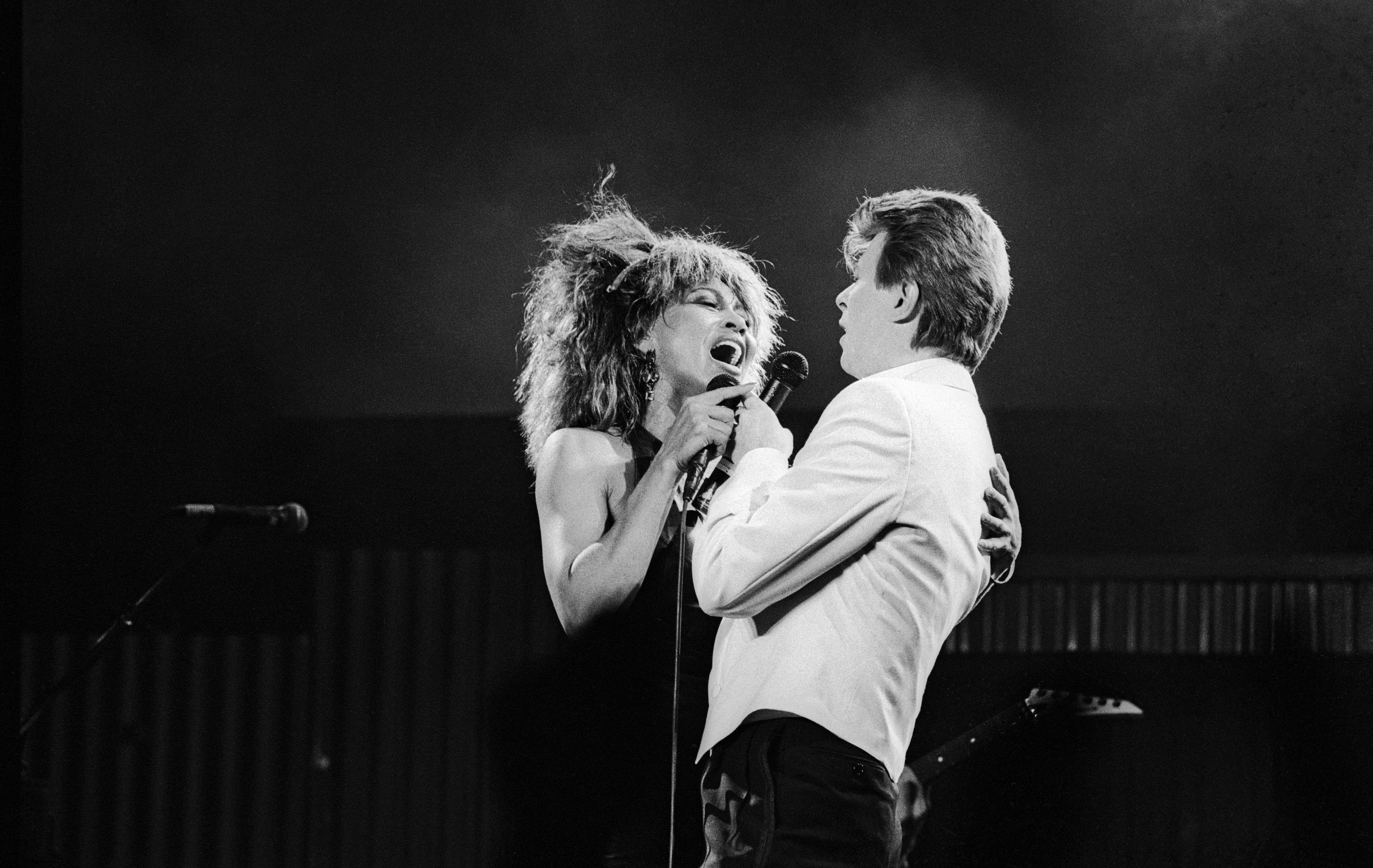 Turner et Bowie 1985 - Édition limitée signée par Dave HOGAN