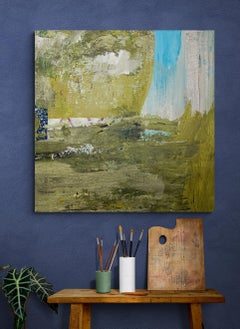 Large Abstract Landscape Acrylic Painting on Canvas "Cross Pollination"