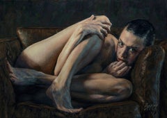 "Boxed", Figurative Oil Painting by Dave Seeley