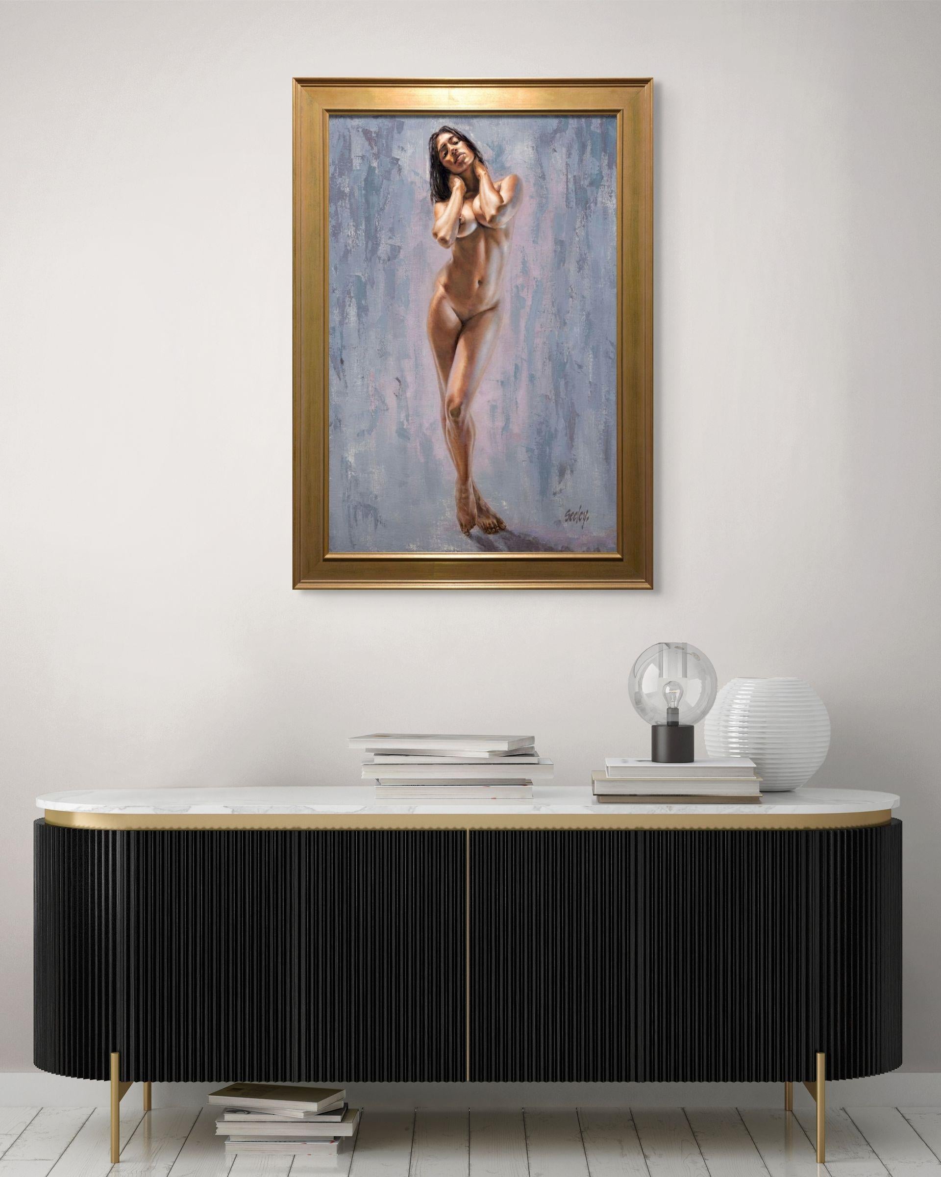„Gabrellia #3 S~Curve“, Ölgemälde im Angebot 6