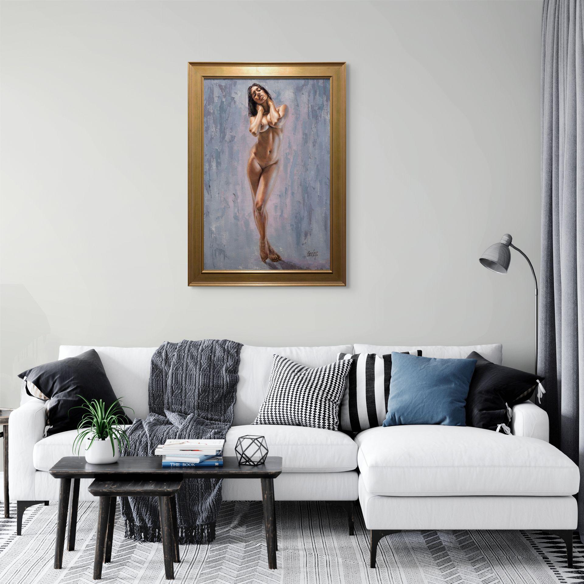 „Gabrellia #3 S~Curve“, Ölgemälde im Angebot 8