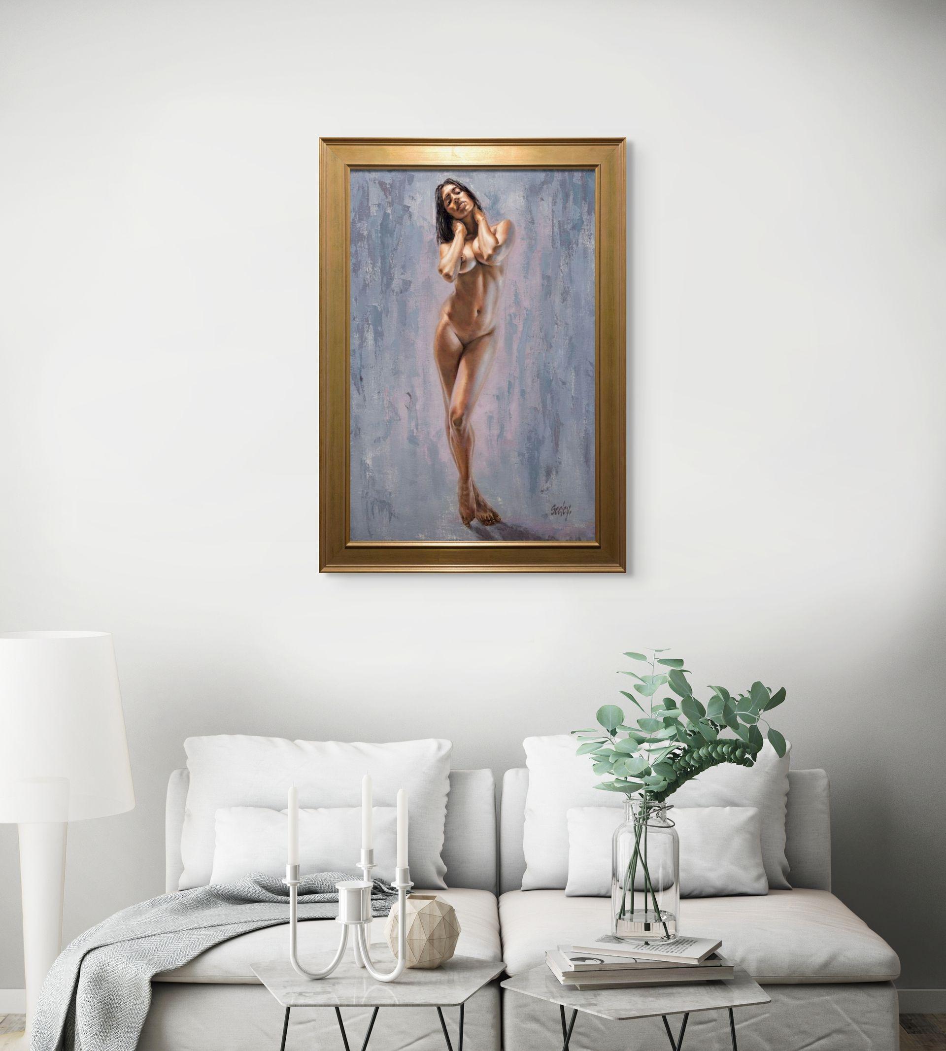 „Gabrellia #3 S~Curve“, Ölgemälde im Angebot 4
