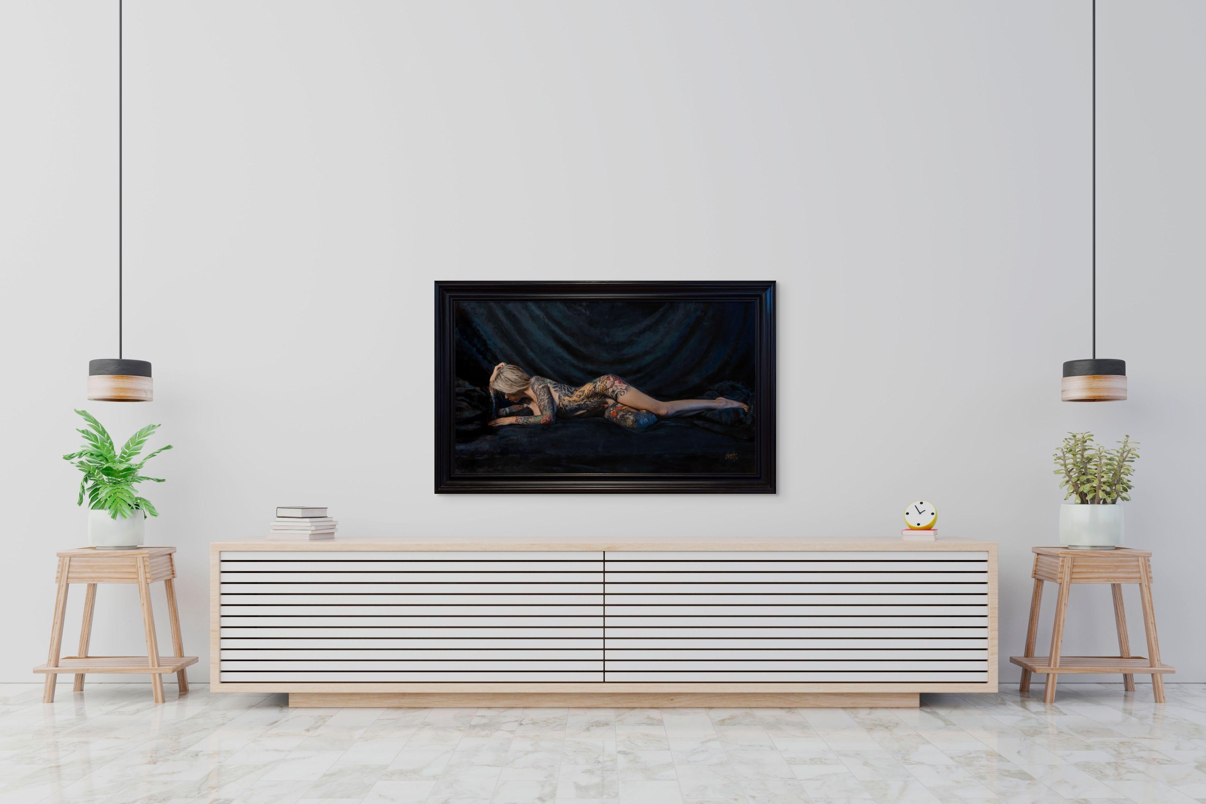 „Hear Me Roar“, Ölgemälde im Angebot 3
