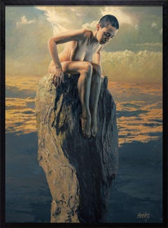 Pedestal de Dave Seeley, femme nue