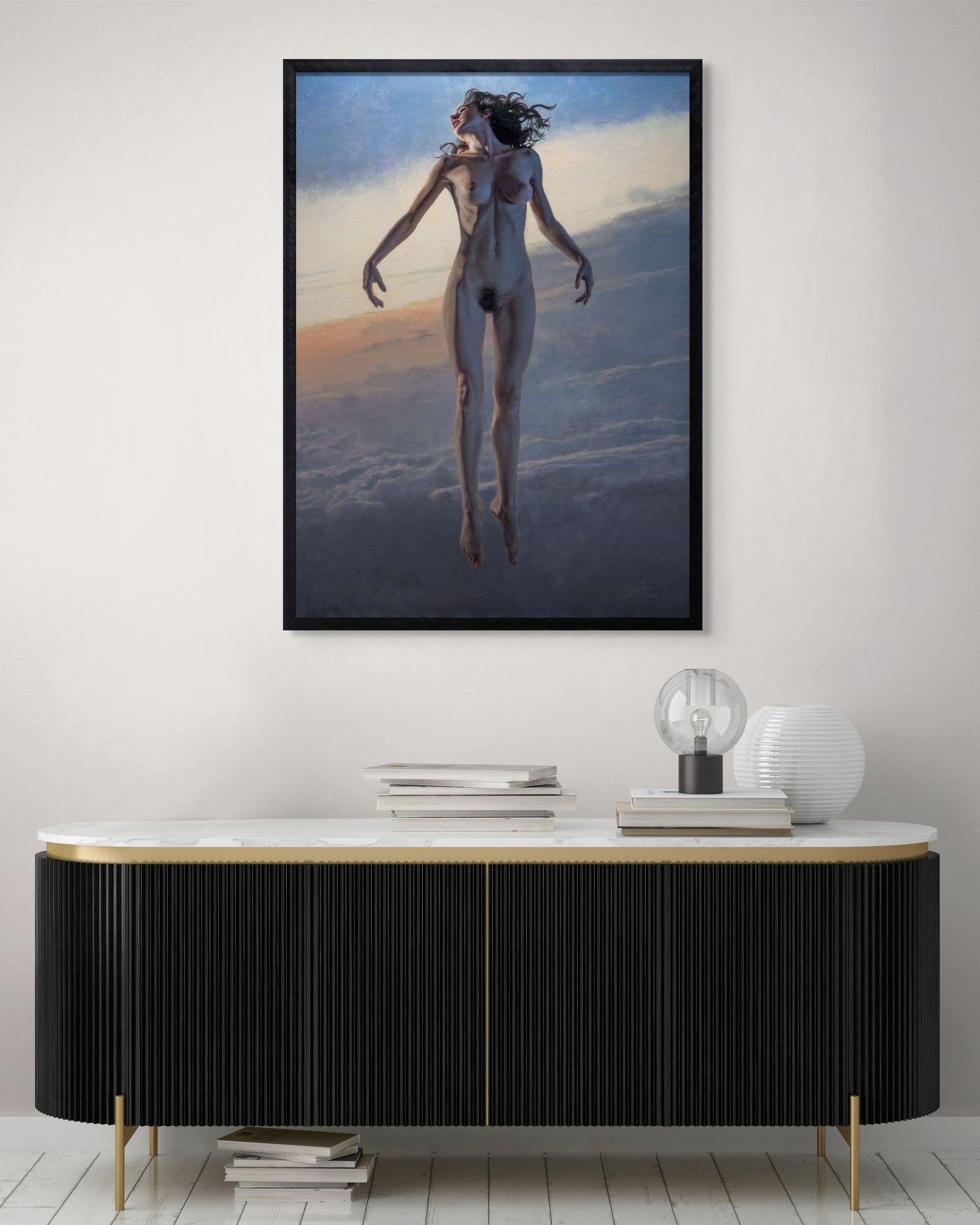 « Reverie » de Dave Seeley, femme nue en ascension en vente 9