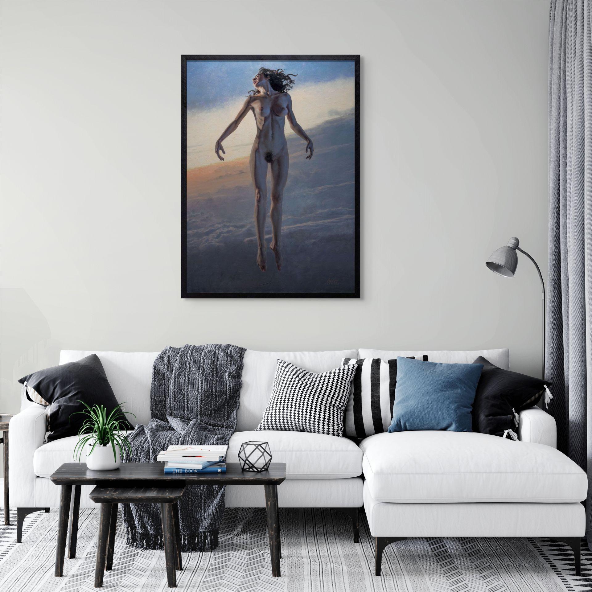 « Reverie » de Dave Seeley, femme nue en ascension en vente 10