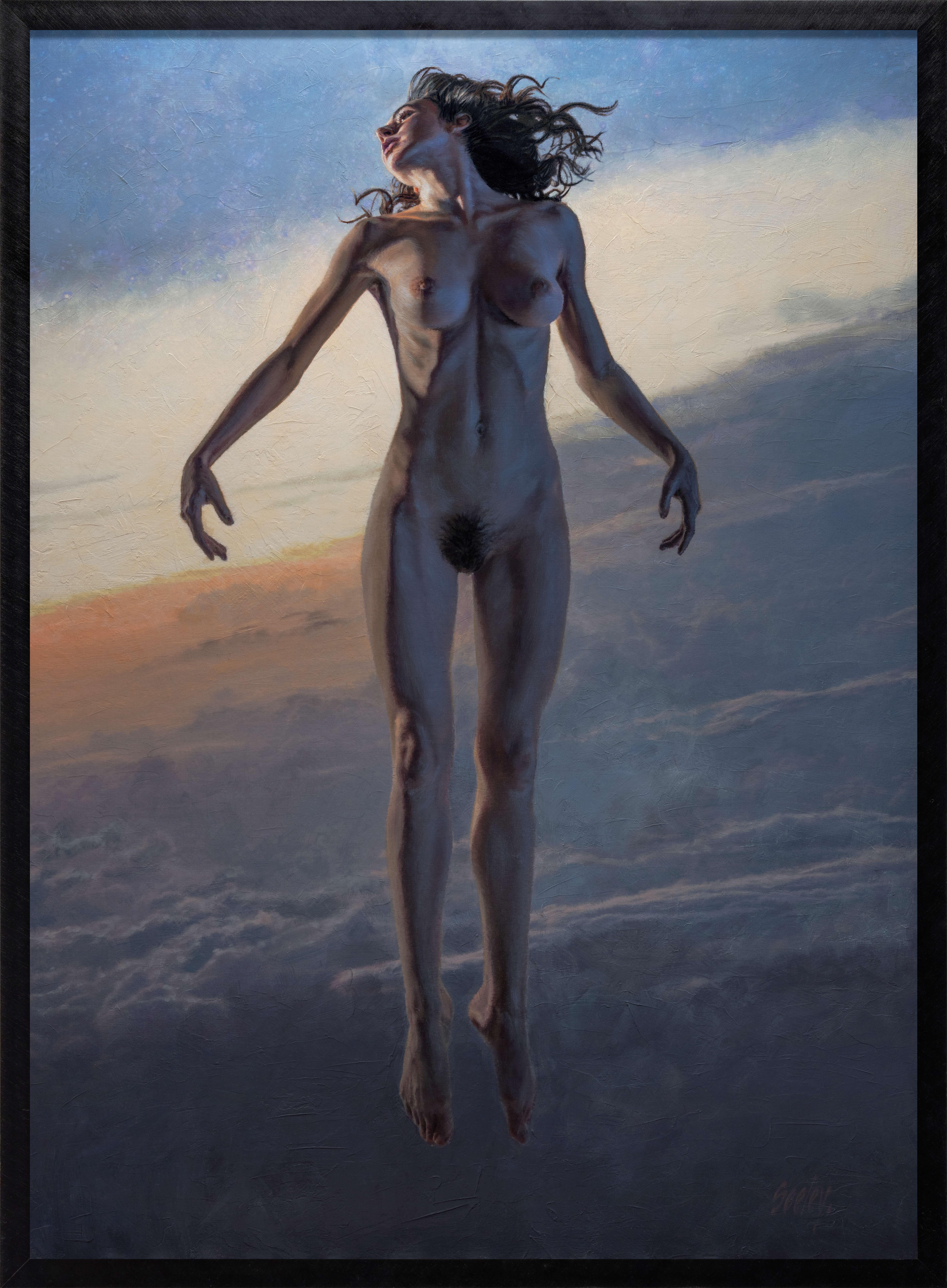 « Reverie » de Dave Seeley, femme nue en ascension en vente 1