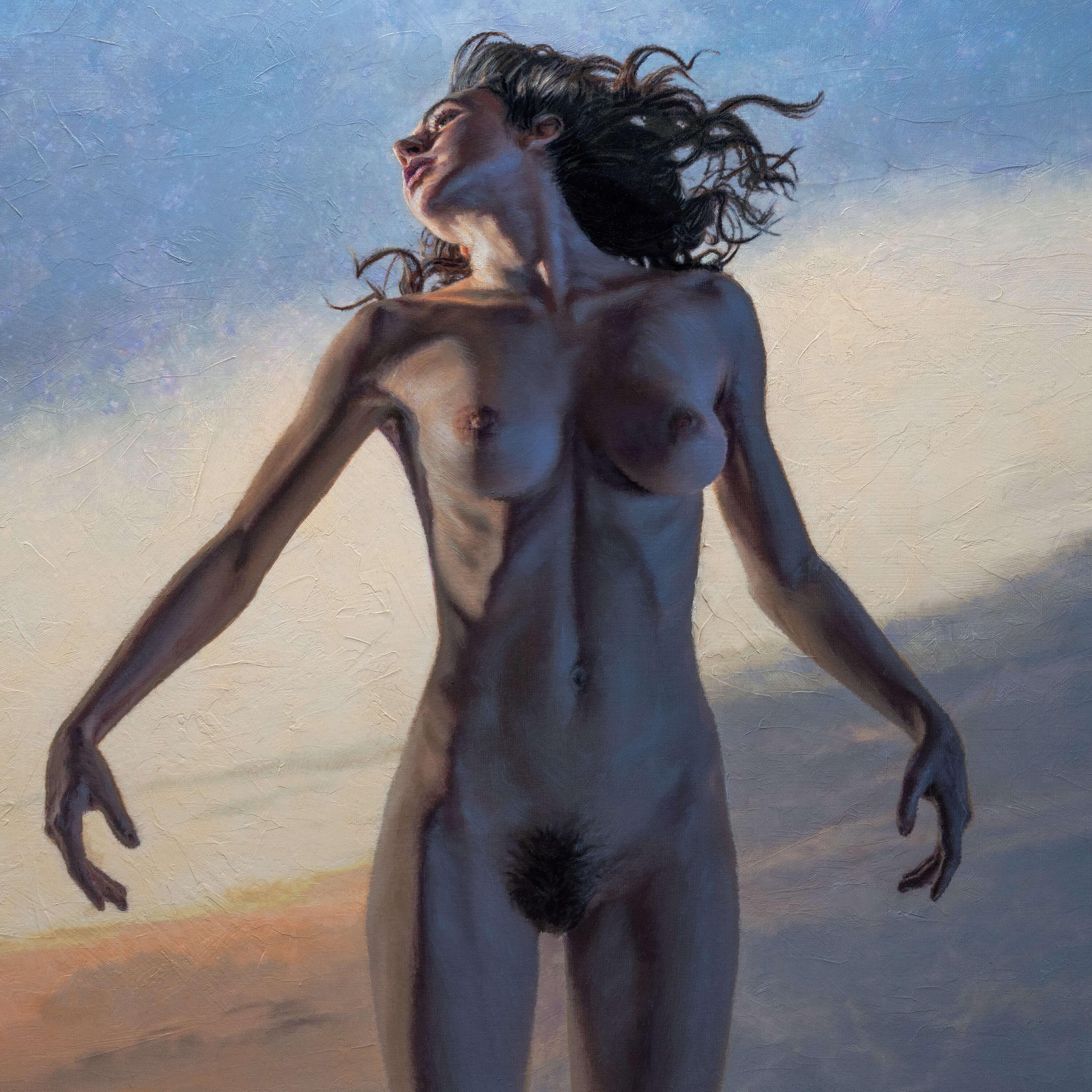 « Reverie » de Dave Seeley, femme nue en ascension en vente 2