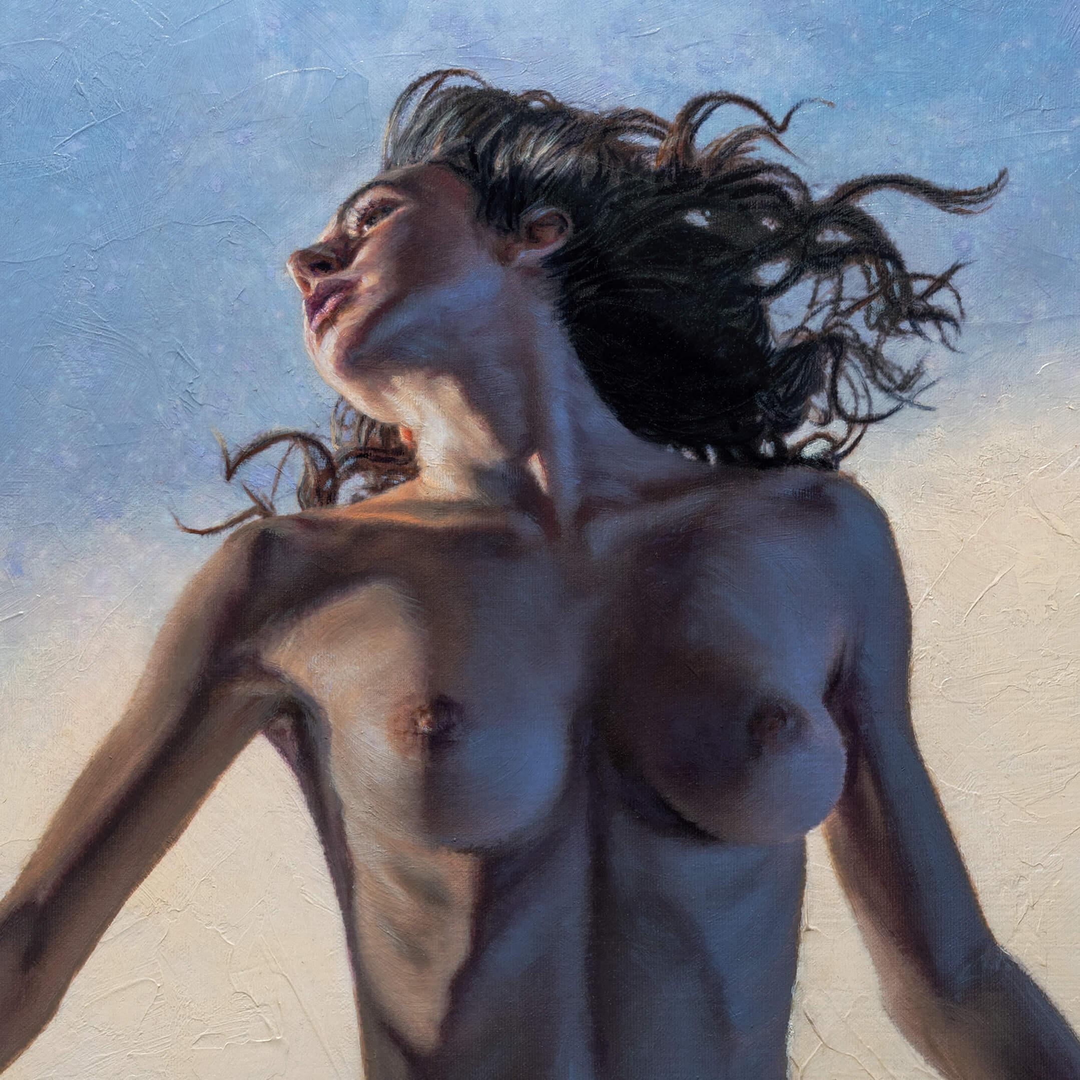 « Reverie » de Dave Seeley, femme nue en ascension en vente 3