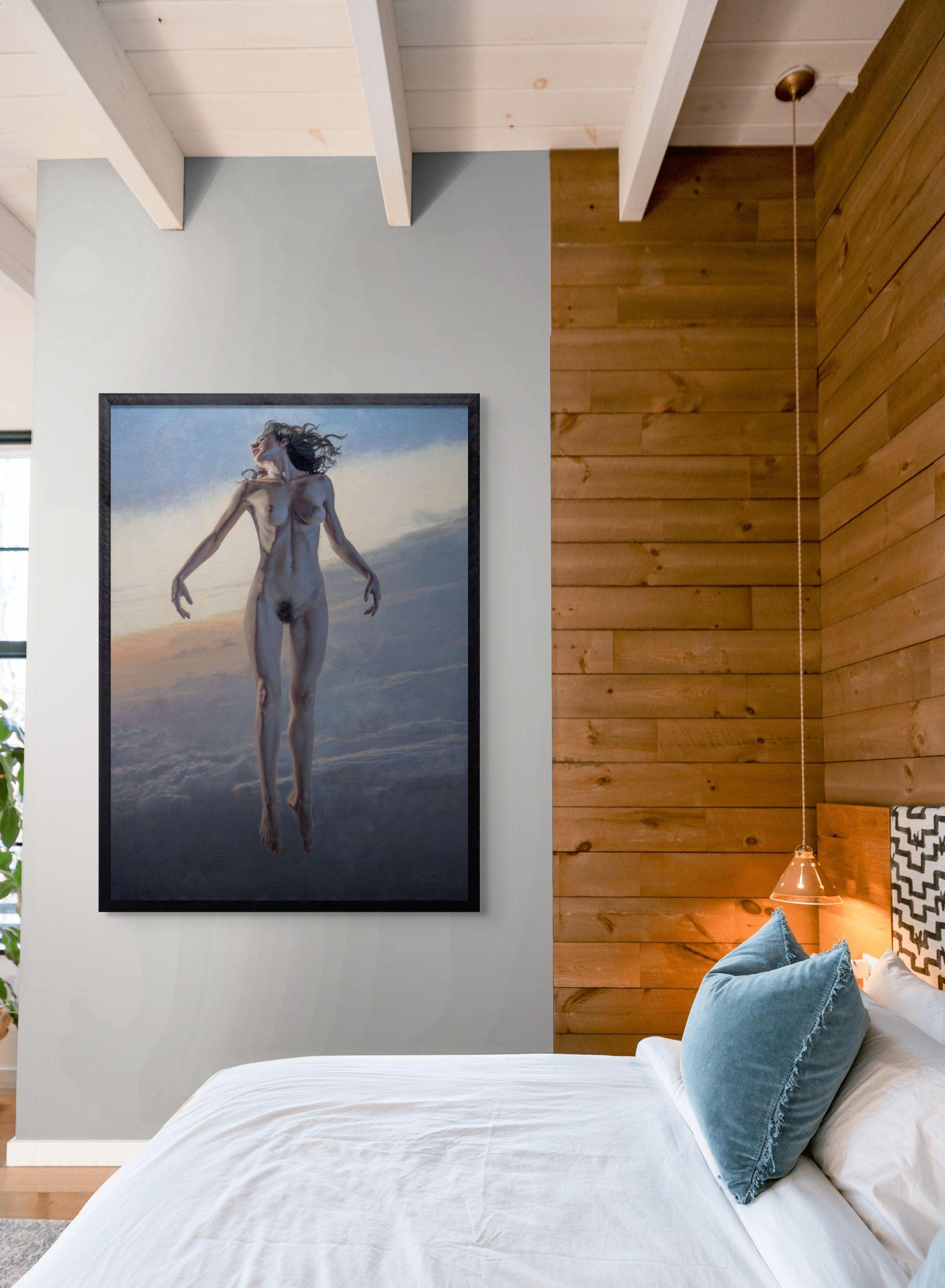 « Reverie » de Dave Seeley, femme nue en ascension en vente 8