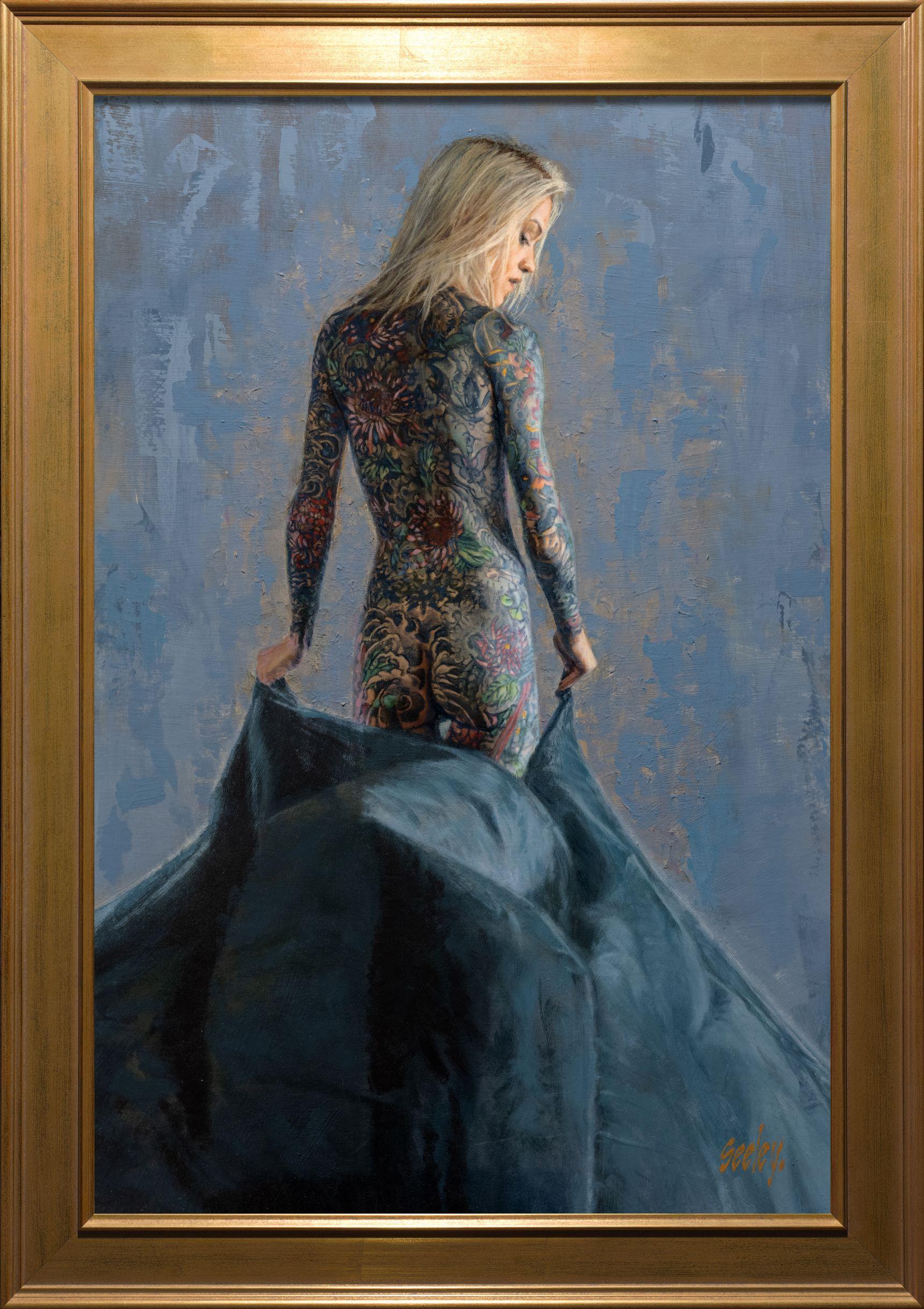 „Sarah #3 Der Matador“, Ölgemälde – Painting von Dave Seeley