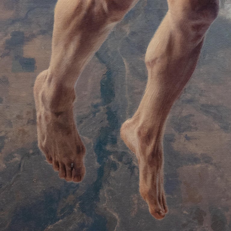 Dave Seeley "Transcendent Chris" Oil Painting For Sale at 1stDibs