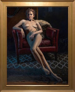 "Venus of Los Angeles (Olympia)" by Dave Seeley, Seated Nude