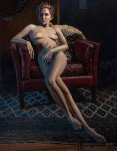 "Venus of Los Angeles (Olympia)" by Dave Seeley, Seated Nude