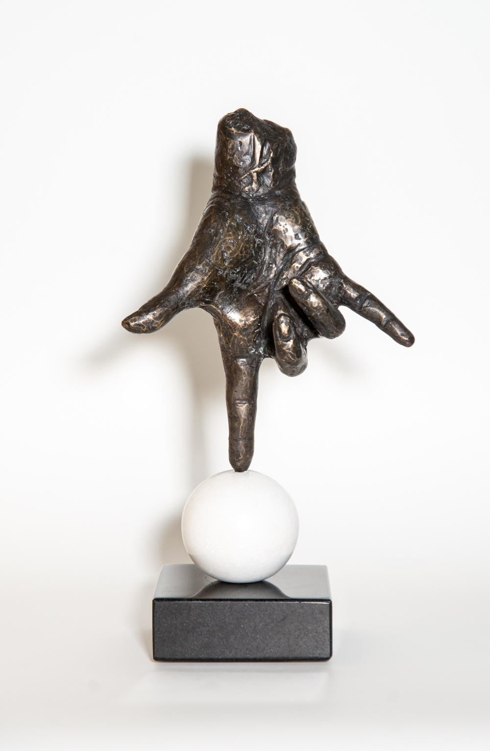 Balance AP/7 - figurative, playful, pop-art, bronze, granite, marble sculpture - Sculpture by Dave Sheridan