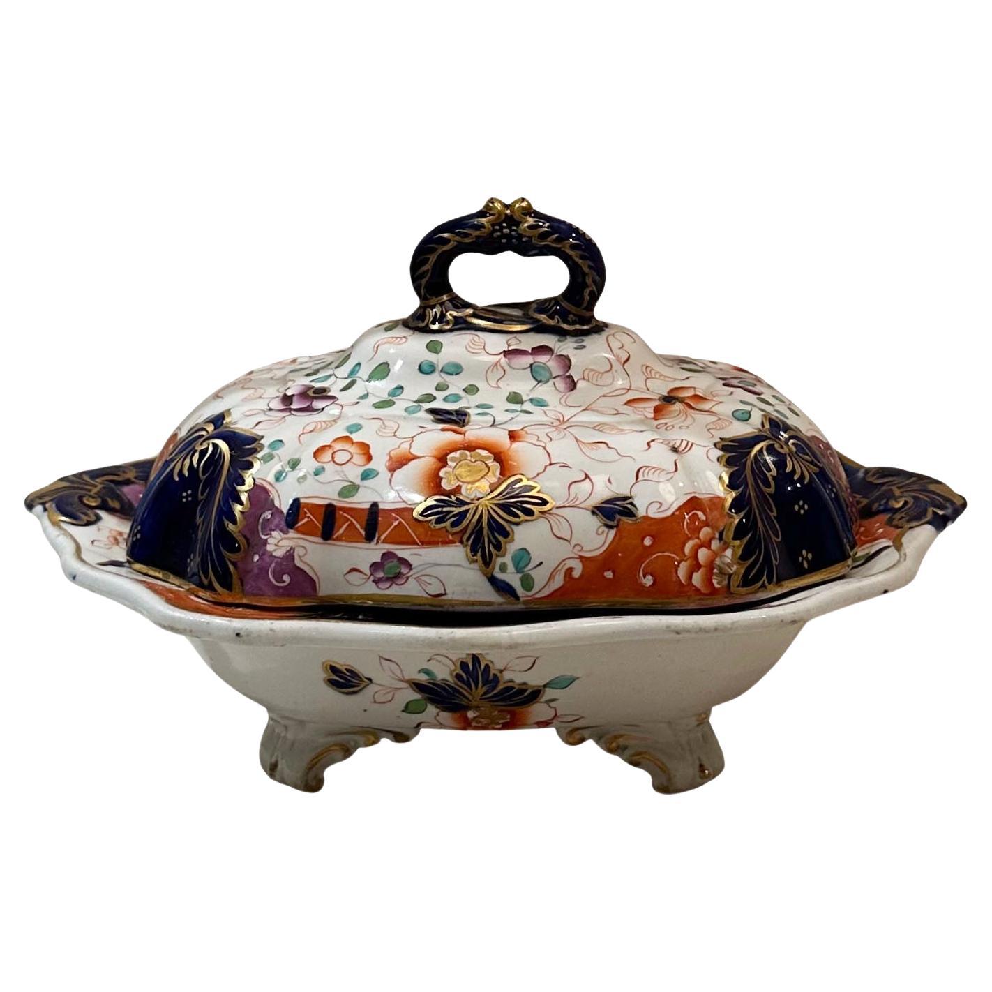 Davenport Covered Vegetable Tureen For Sale