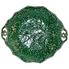 Davenport Handled Majolica Dish