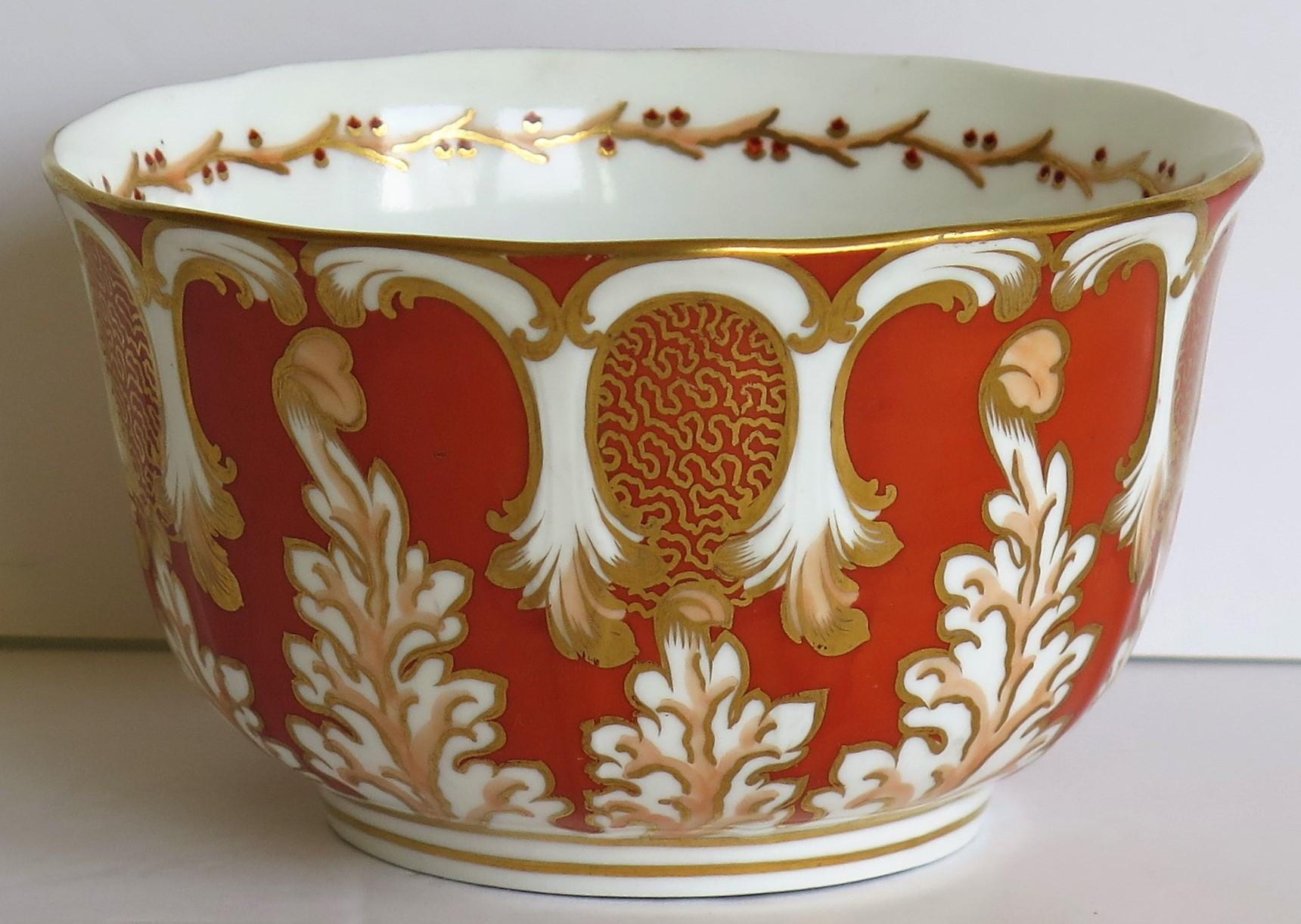 Davenport Porcelain Bowl in Pattern 2144 Fully Marked to Base, English, 1845 3