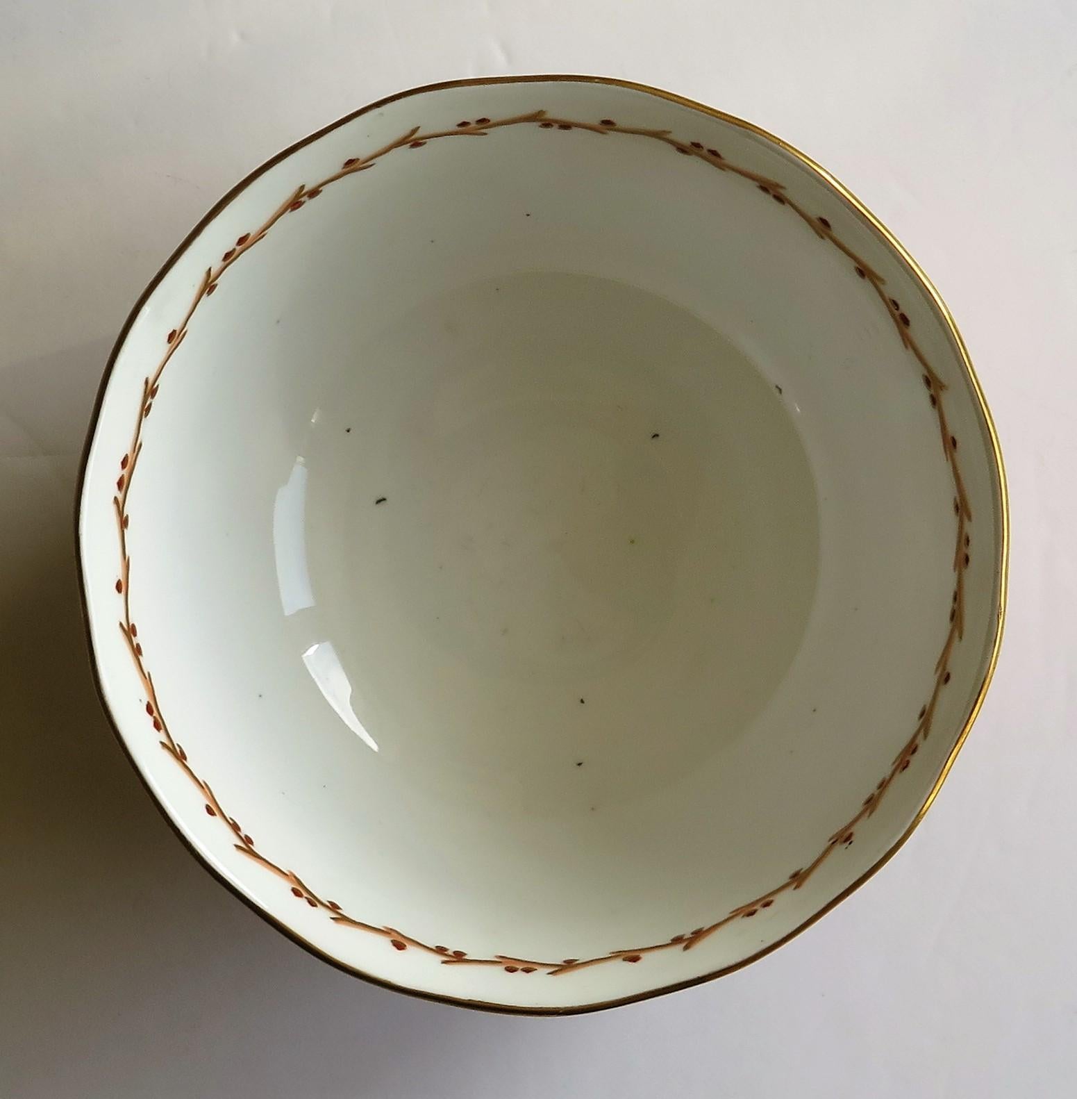 Davenport Porcelain Bowl in Pattern 2144 Fully Marked to Base, English, 1845 7