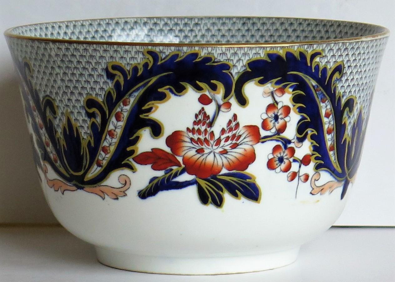 Davenport Porcelain Bowl in Pattern 2829 Fully Marked to Base, English, 1860 6