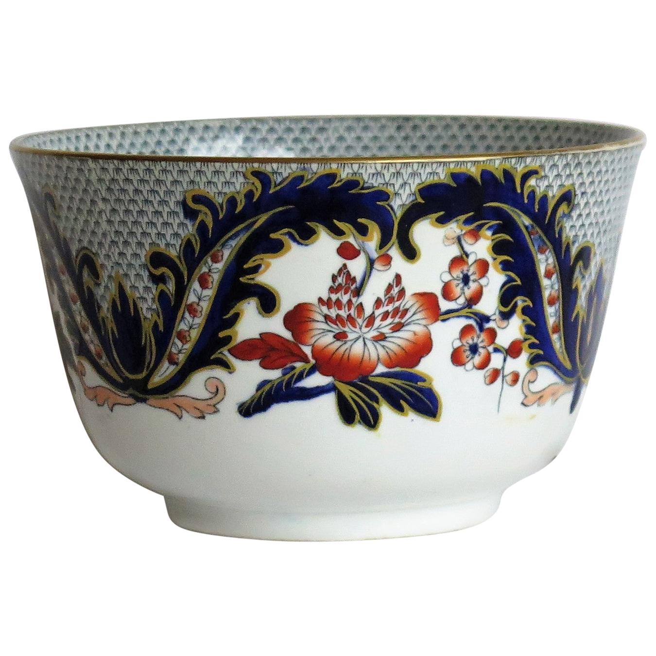 Davenport Porcelain Bowl in Pattern 2829 Fully Marked to Base, English, 1860