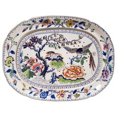 Davenport Stone China Meat Platter with Drain Plate