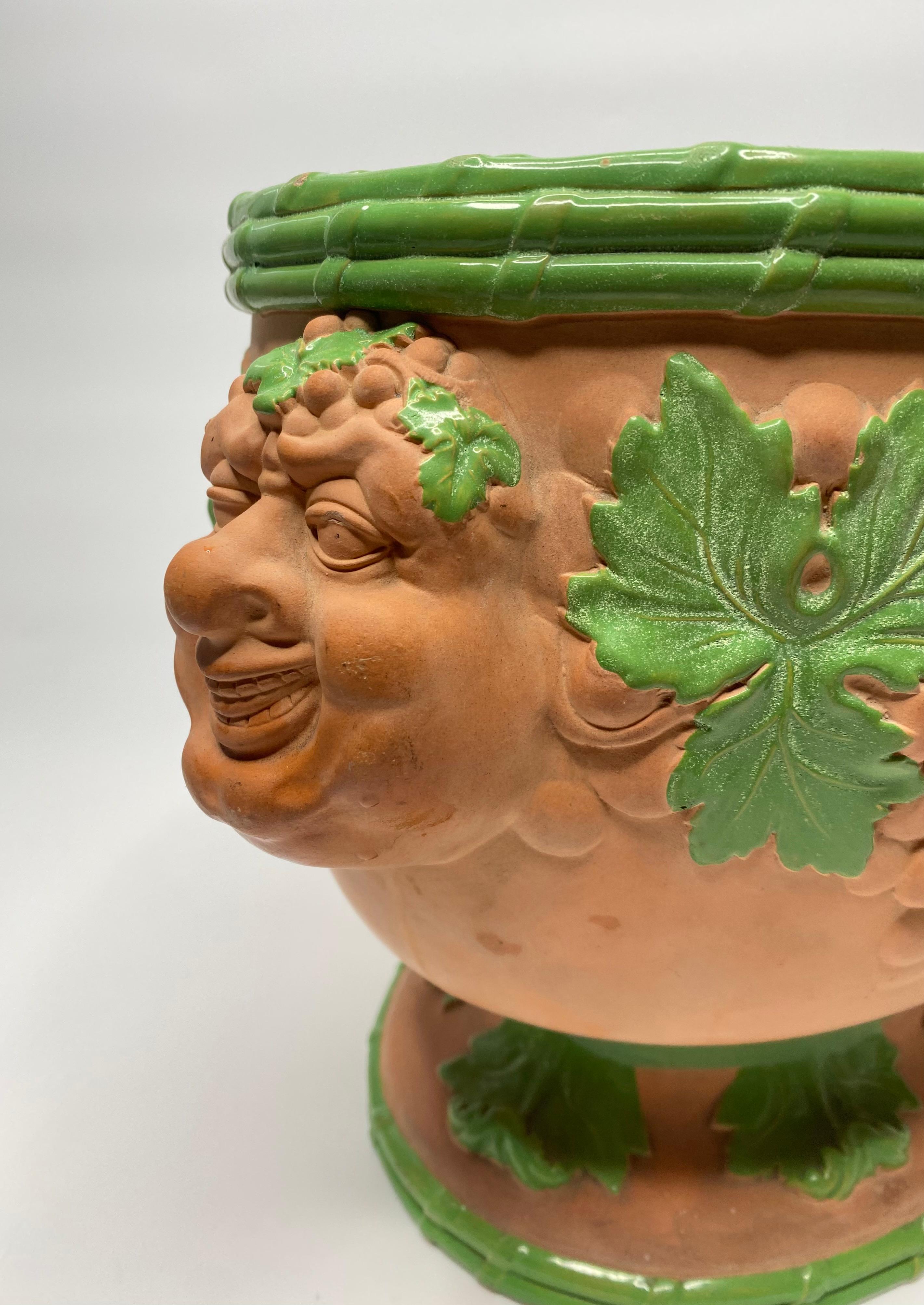 English Davenport terracotta wine cooler, c. 1810. For Sale