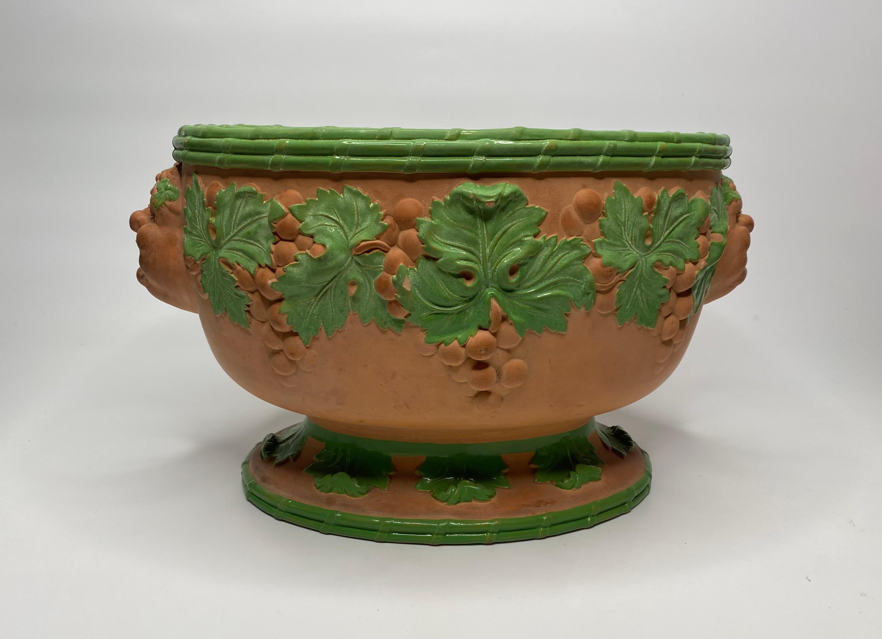 Fired Davenport terracotta wine cooler, c. 1810. For Sale