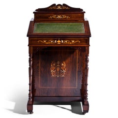 Davenport Writing Desk, England Mid-19th Century