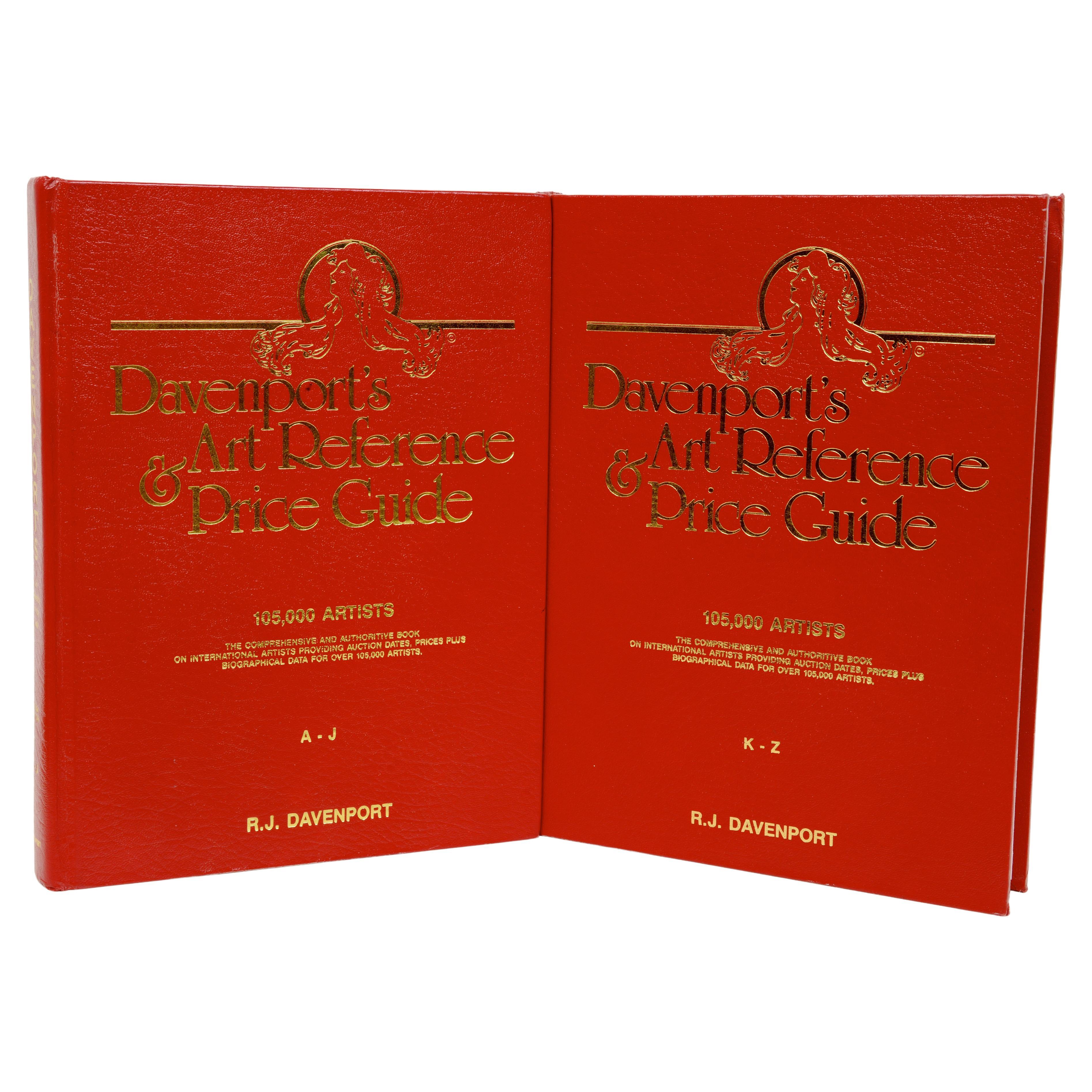 Référence artistique et guide des prix de Davenport en 2 volumes par R. J. Davenport