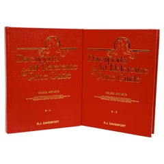 Davenport's Art Reference and Price Guide 2 Volumes by R. J. Davenport