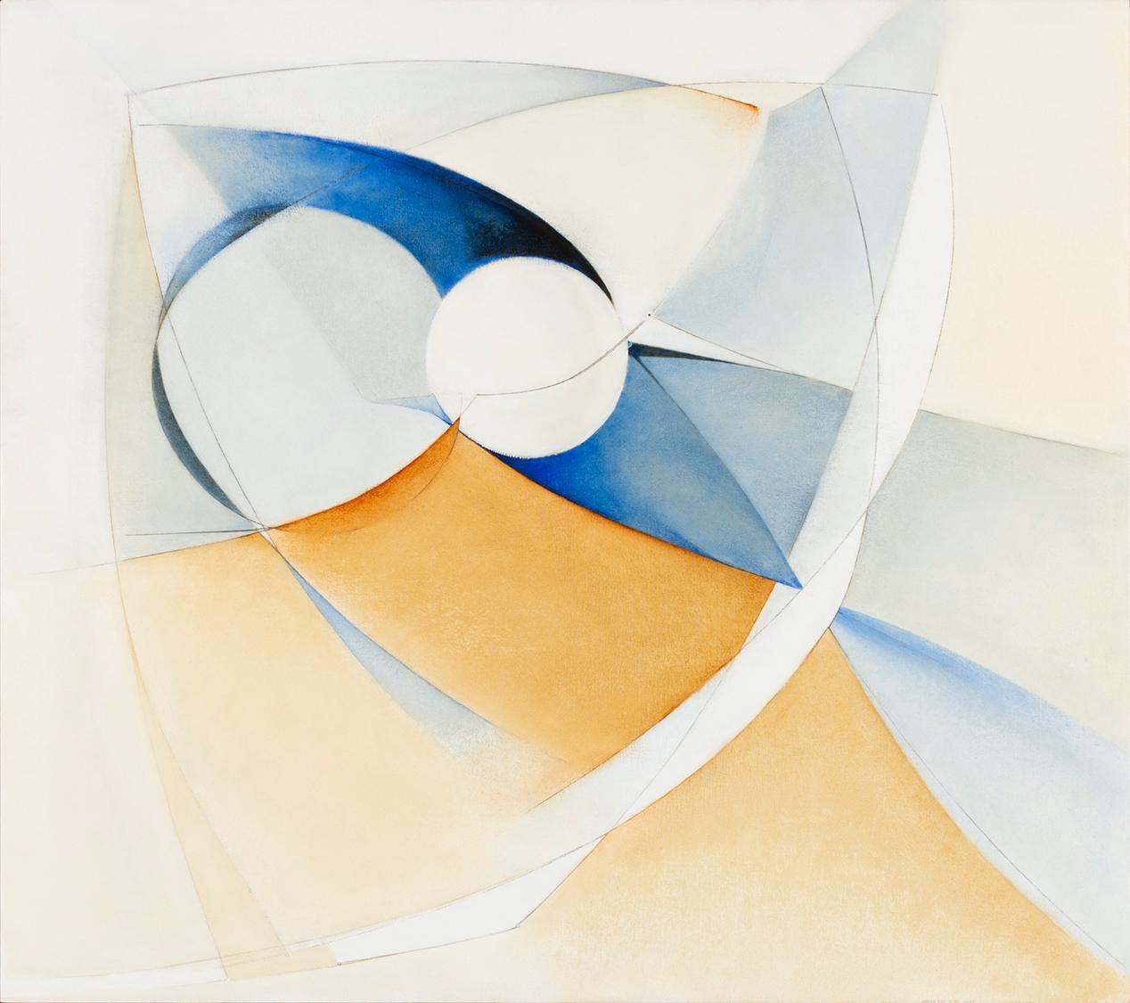 David A. Dreyer Abstract Painting - Like a Bird- Shadow Follows Light's Illusion