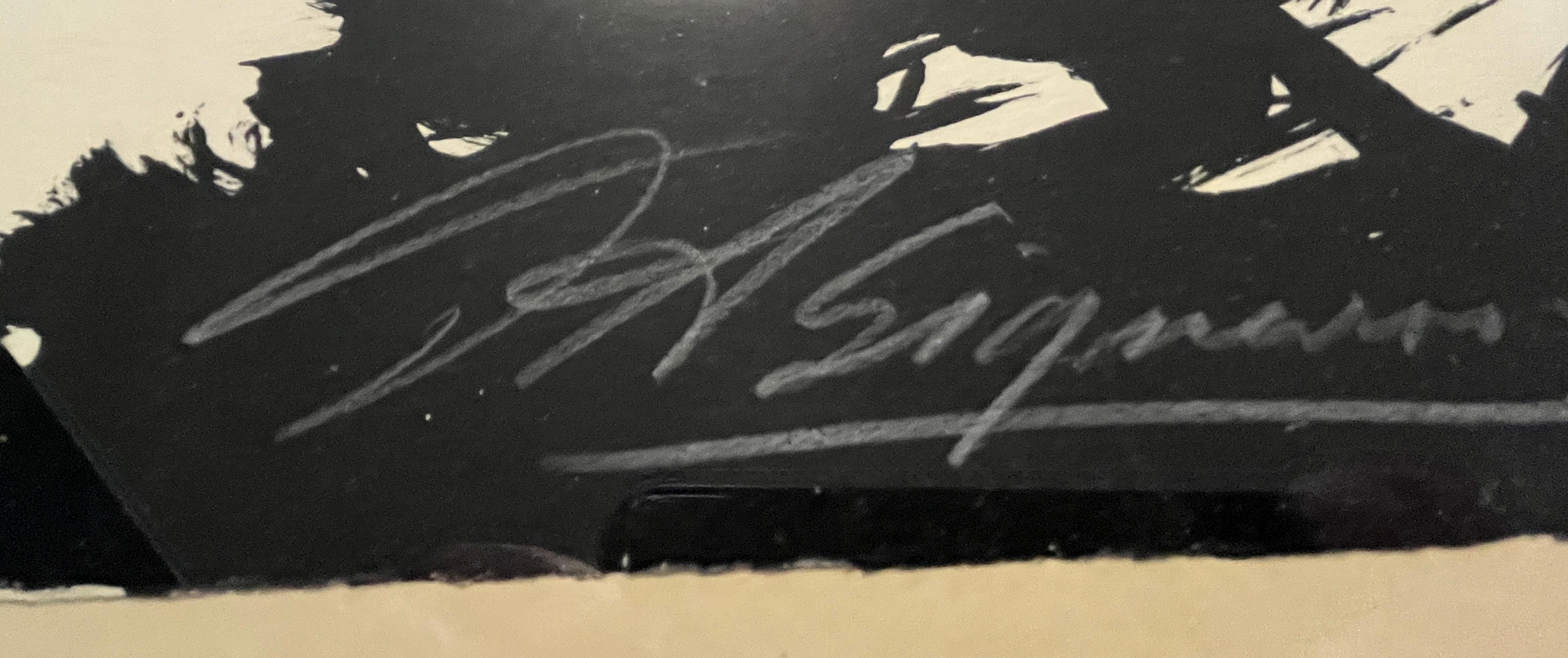Signed by the artist in white pencil, lower right.  Numbered 10/200 in pencil, lower left.  Published by Mourlot, Paris.

Framed dimensions is 30 x 47 inches, the sheet with full margins.