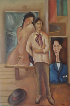 MODIGLIANI, Painting, Oil on Canvas