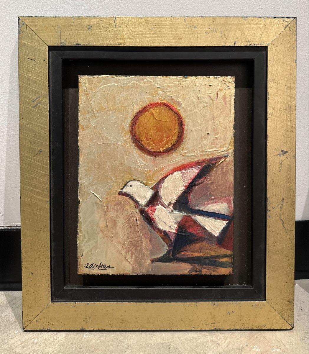 David Adickes Still-Life Painting - Bird With Sun