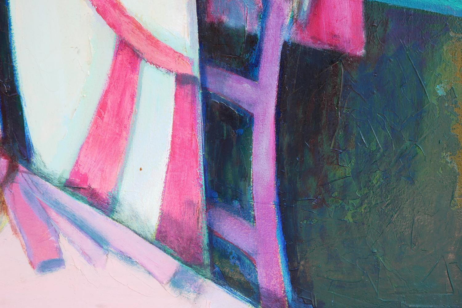 Buntes modernes, abstraktes, figuratives Porträtgemälde „Sophisticated Ladies“ 6