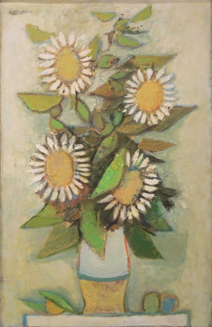 Sunflower - Painting by David Adickes