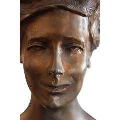 Bronze Portrait Bust of Ima Hogg