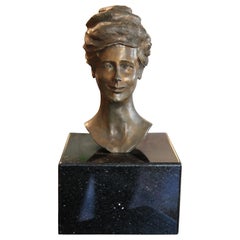 Bronze Portrait Bust of Ima Hogg