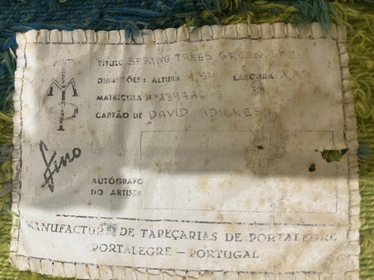 David Adickes Tapestry 