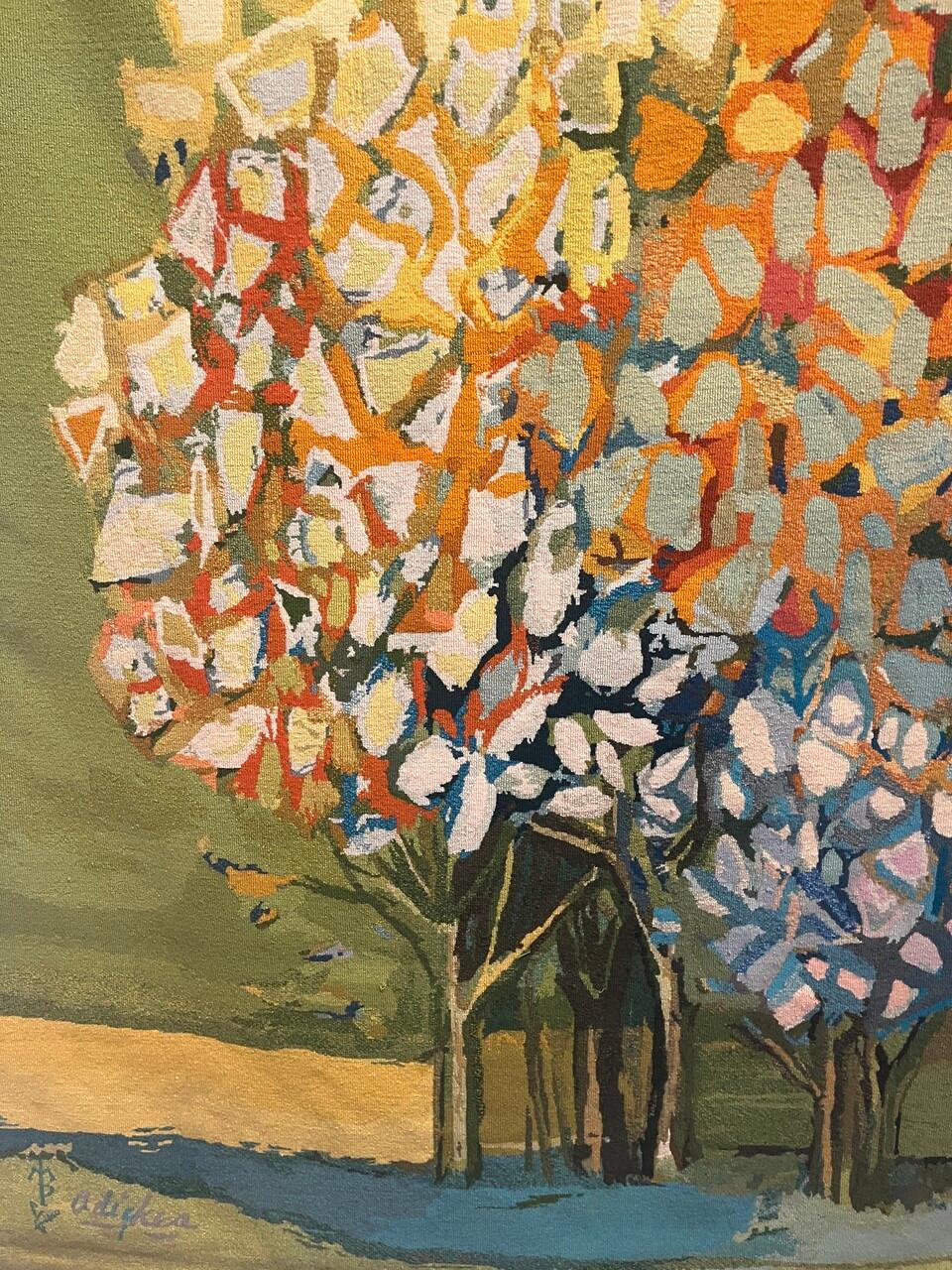 Mid-Century Modern David Adickes Tapestry 