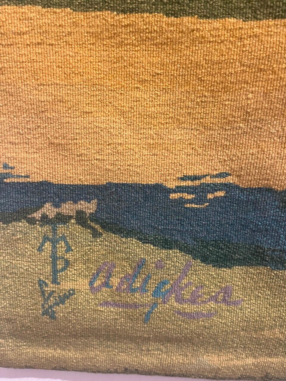 20th Century David Adickes Tapestry 