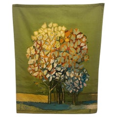 David Adickes Tapestry "Spring Trees Green Sky"