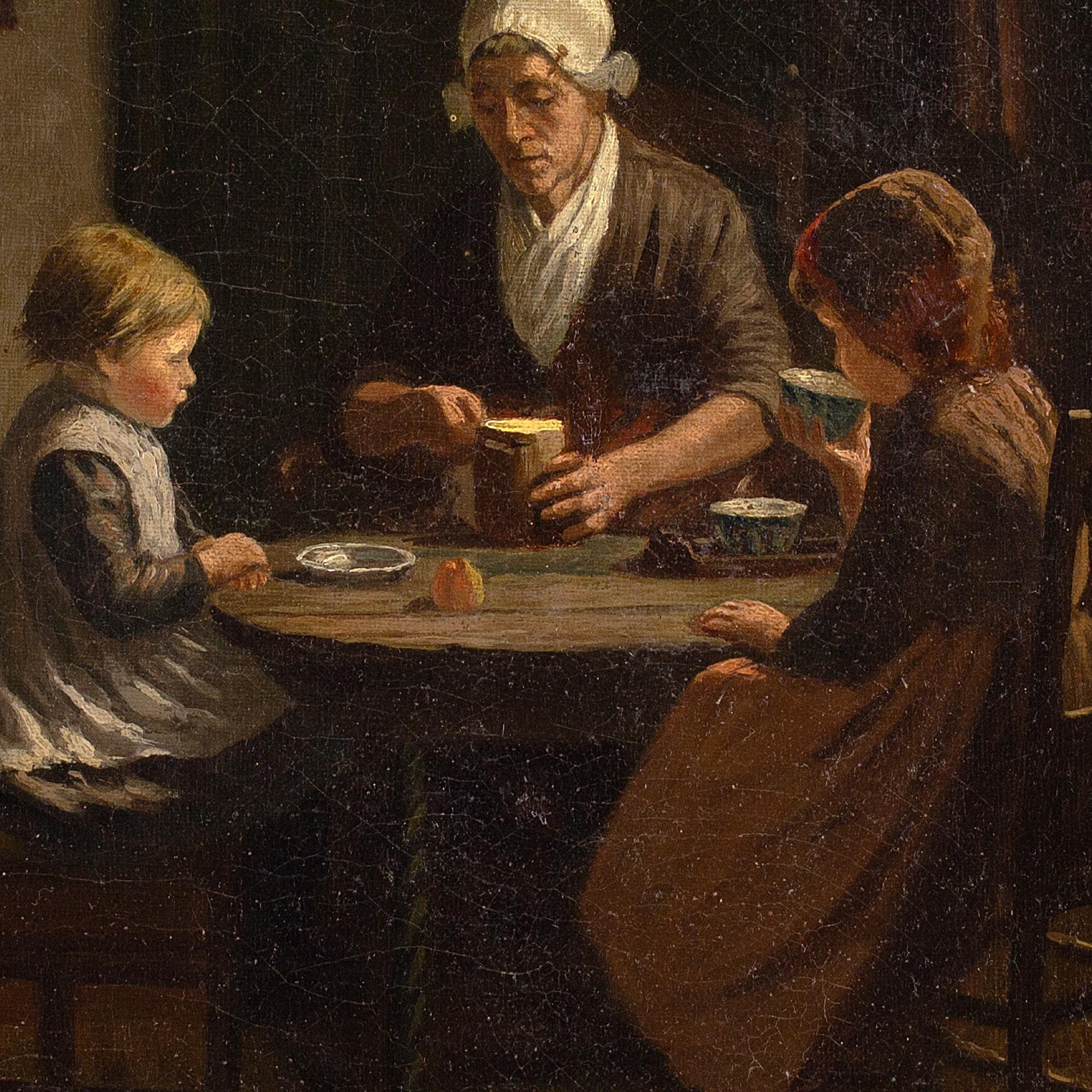 David Adolf Constant Artz (After) Midday Meal, Oil Painting 7