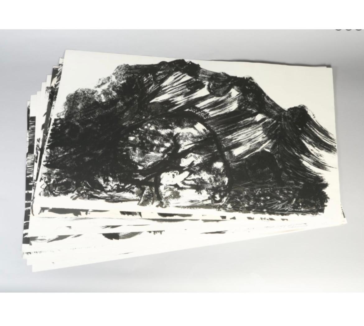 Canto General by Pablo Neruda, suite of 10 - Print by David Alfaro Siqueiros