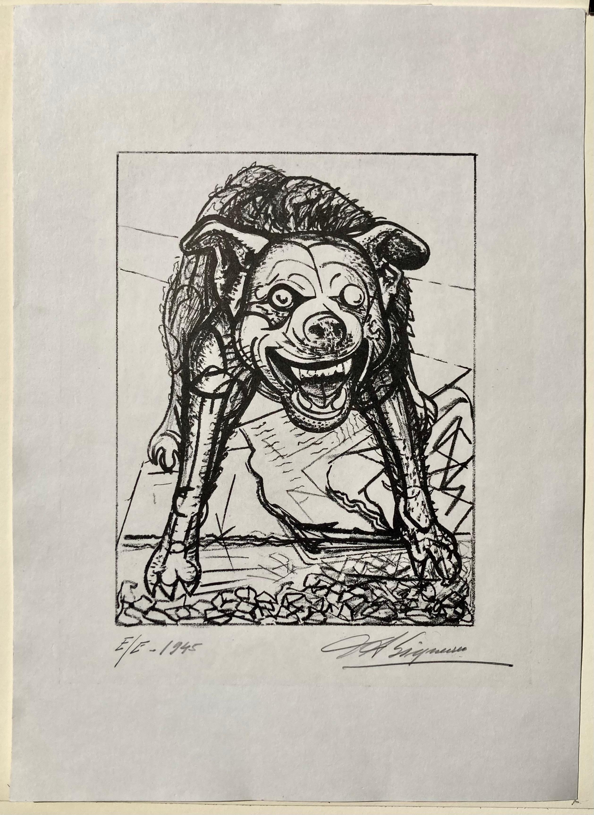 Guardian Of The Peace - Print by David Alfaro Siqueiros